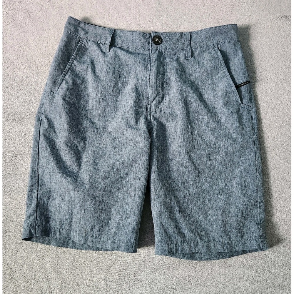 Nitrous Black Shorts Boys‎ Size 14 Stretch Hybrid Grey